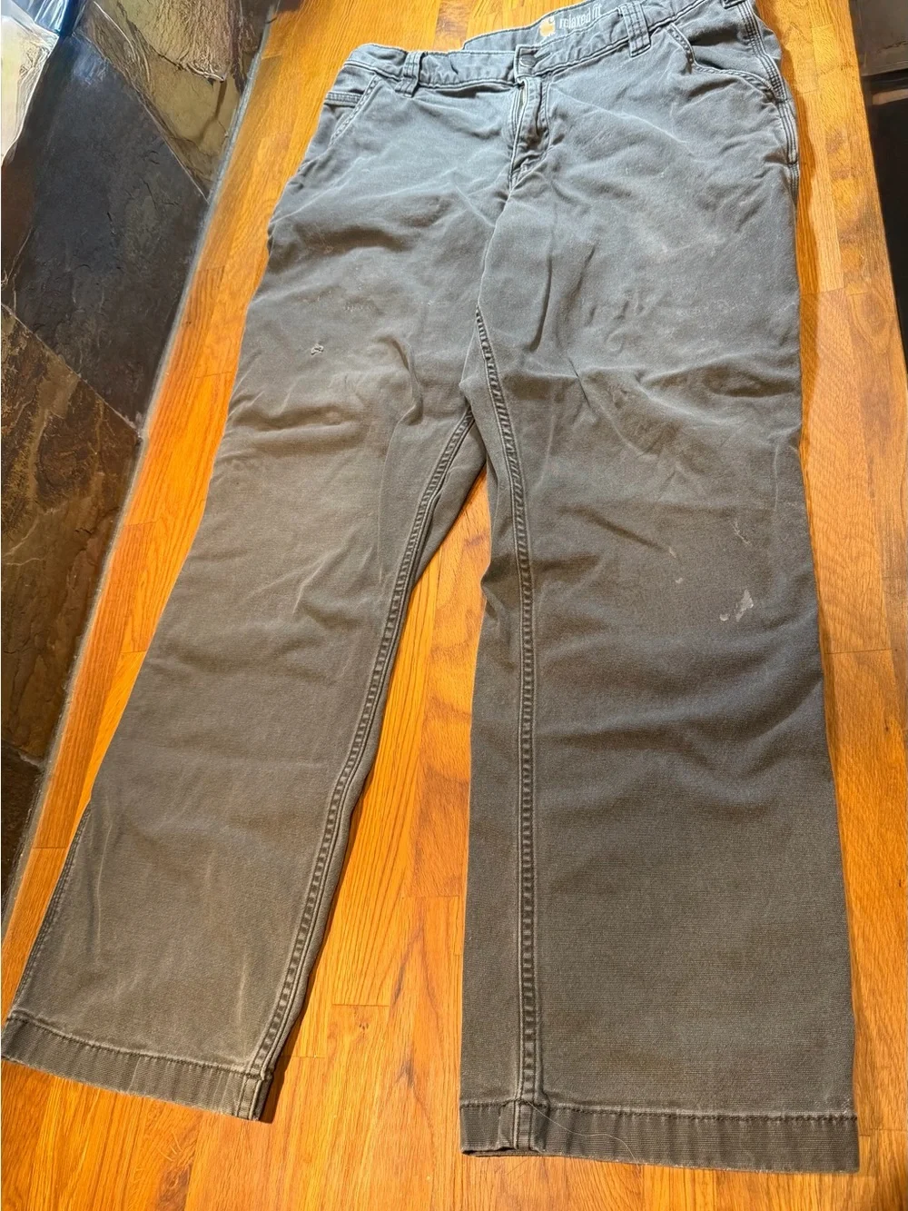 Carhartt “Thrashed” Gray Work Pants- size 36x30 (007)